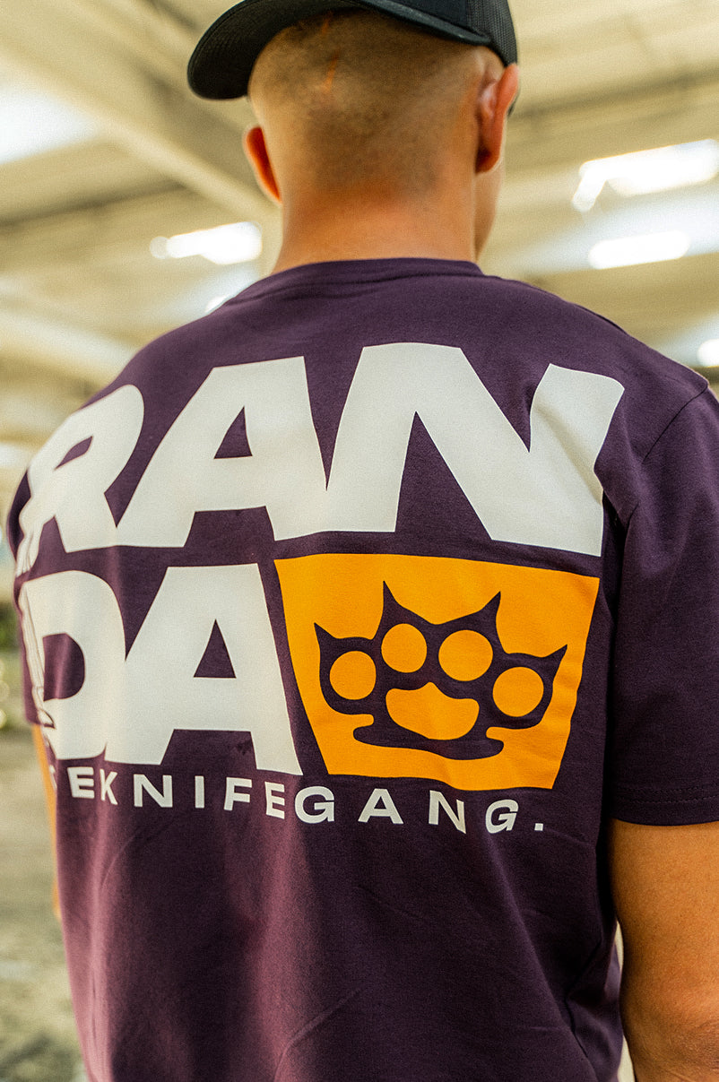 THE KNIFE GANG [DARK PURPLE] T-SHIRT - Image 5